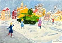 Выставка-презентация творческих работ объединения «Юный художник» в Лицее № 90